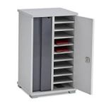 LapCabby LYTE10SDMINI Lyte Mini Single Key Locked Door Cabinet, Charges 10 iPads or Tablets