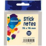 Centrum Sticky Notes Yellow 76x76mm (3x3) (Pack 25)
