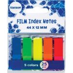 Centrum Film Index Notes 5 Colours 25 Sheet (Pack 12)