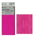 Tissue Paper "Hot Pink" 10 Sheets Per Pack