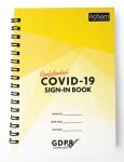 Ogham Range Covid Sign In Register Book. GDPR Compliant