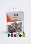 Zip Hang Pack Range - Coloured Thumb Tacks (Outer 10)