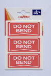 ZIP Labels in Hang Pack "DO NOT BEND"