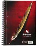 Lismore Ruled Wide Feint & Margin  Spiral Bound perforated. 320 Page. Pkt 3