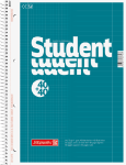 Brunnen A4 Notepad/College Notebook Student Duo 40 Sheets Ruled. (Outer 5)