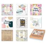 Tallon Adult Birthday Cards x 8 in Keepsake Box (Outer 12)