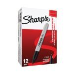 Sharpie Marker Fine Bullet Tip Black (Boxed 12's)