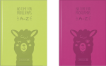 Brunnen Address Book A-Z A5 Size "Llama" (Outer 5)