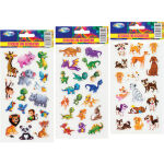 Centrum Sticker Set "Animals" Assorted Designs 190x100mm (Outer 20)