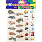 Centrum Sticker Set "Cars" Assorted Designs 190x100mm (Outer 20)