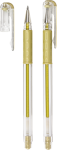 Pentel Rollerball Pen "Hybrid Gel" Gold (Box 12)