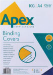 Fellowes Apex PVC A4 Clear Binding Cover 140mic (Pk 100)