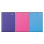 Tallon A4 Day Per Day Standard Hardback Diary 2024. Appointments Diary. Pastel Colours.