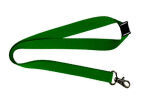 Lanyard Fabric Woven with Safety Catch 20mm Green (Outer 50)