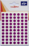 ZIP Hang Pack Labels Circular 8mm - Purple (Outer 20)