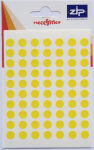 ZIP Hang Pack Labels Circular 8mm - Yellow(Outer 20)