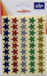 ZIP Hang Pack Labels Stars - Assorted (Outer 20)