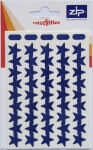 ZIP Hang Pack Labels Stars - Blue (Outer 20)