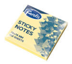 Forofis Sticky Notes 76mm x 76mm Yellow, 100 Sheets. Pk 12