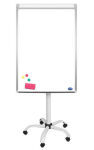 Forofis Flipchart & Whiteboard Easel. Mobile. Board Size 100cmx70cm. Magnetic