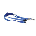 Forofis Security Lanyard Blue 20mm, & Safety Snap Closure 45x2cm (Outer 50)