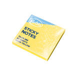 Forofis Sticky Notes 76mm x 76mm Neon Yellow, 100 Sheets. Pk 12