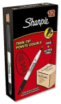 Sharpie Marker Duo Tip Black (Boxed 12's)