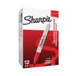 Sharpie Marker Fine Bullet Tip Red (Boxed 12's)