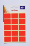 Zip Hang Pack Labels 19x25 - Fluorescent Red (Outer 20)