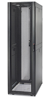 NetShelter SX 48U 600mm Wide x 1070mm Deep Enclosure with Sides Black. Size (WxDxH: 60 cm x 107 cm x