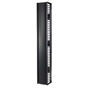Valueline, Vertical Cable Manager for 2 & 4 Post Racks, 84in H X 12in W, Single-Sided with Door