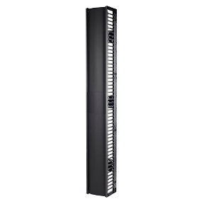 Valueline, Vertical Cable Manager for 2 & 4 Post Racks, 96in H X 12in W, Single-Sided with Door