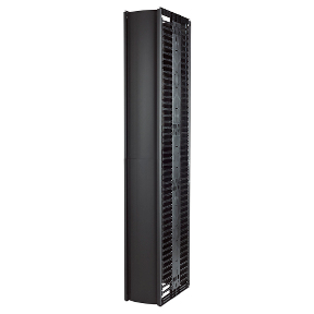 Valueline, Vertical Cable Manager for 2 & 4 Post Racks, 84in H X 12in W, Double-Sided with Doors