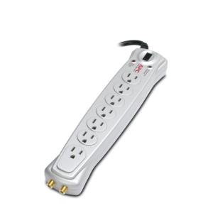 Audio/Video Surge Protect 7 Outlet W/ Coax