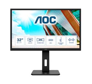 Desktop  Monitor - Q32P2CA - 31.5in - 2560x1440 (WQHD) - Black - 4ms IPS speakers