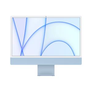 iMac - 24in - M1 8-cpu/8-gpu - 8GB Ram - 256GB SSD - 4.5k Retina Display - Magic Keyboard With Touch Id - Blue - Qwerty Uk