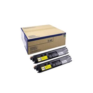 Toner Cartridge - Tn329y - 6000 Pages - Yellow - Twin Pack