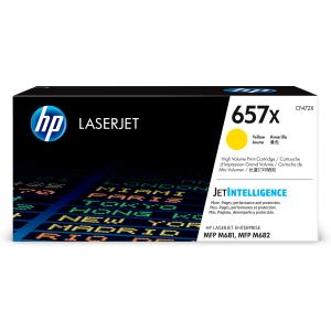 Toner Cartridge - No 657X - High Yield - 23k Pages - Yellow