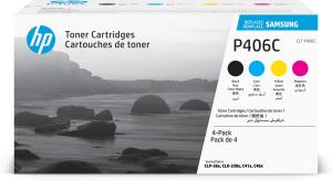 Toner Cartridge - Samsung CLT-P406C - CMYK - 4 Pack