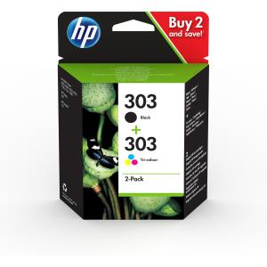 Ink Cartridge - No 303 - Black/Tri-color - Combo Pack - Blister