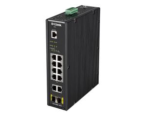 Switch Dis-200g-12ps 10 X 10 10/100/1000base-t Ports 2 X 1000base-x Sfp Ports Managed Black
