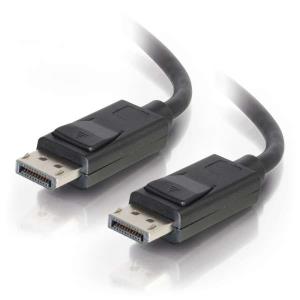 DisplayPort Cable With Latches M/m Black 7m