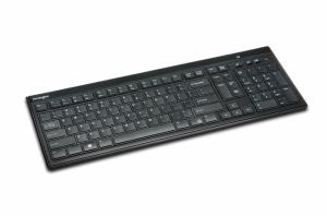 Advance Fit Slim Wireless Keyboard Black Qwerty Uk