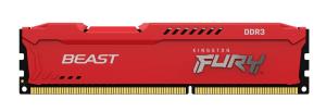 16GB DDR3 1600MHz Cl10 DIMM (kit Of 2) Furybeast Red