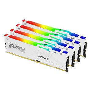 128GB Ddr5 5600mt/s Cl40 DIMM (kit Of 4) Beast White RGB Xmp