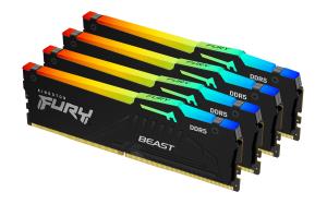 64GB Ddr5 6000mt/s Cl40 DIMM (kit Of 4) Fury Beast RGB Xmp