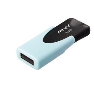 ATTACHE 4 PASTEL - 32GB USB Stick -  USB 2.0 - Blue - Read 25mb/s Write 8mb/s