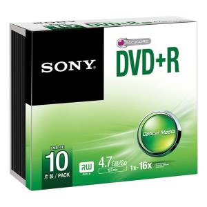 DVD+r Media 4.7GB 16x 10pk Slim Case