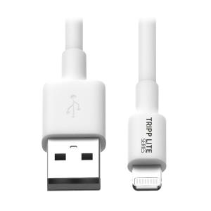 TRIPP LITE USB Sync / Charge Cable with Lightning Connector - White 6ft (1.8M)