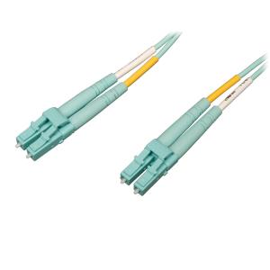 TRIPP LITE 10Gb/100GB Duplex Multimode 50/125 OM4 LSZH Fiber Patch Cable (LC/LC) - Blue 1M (3-ft.)